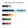 tank top color chart - Violet Evergarden Merch