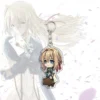 Anime Violet Evergarden Acrylic Keyring Figure Model Cartoon Cosplay KeyChain Backpack Pendant Accessories Keychain Fan Gifts 3 - Violet Evergarden Merch