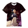 New Fashion T Shirt Anime Violet Evergarden 3D Print Streetwear Men Women Short Sleeve T Shirt 2 - Violet Evergarden Merch