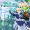 Violet Evergarden Anime Mousepad Mouse Pad Mouse Mat With Pad Prime Gaming XXL Keyboard Pad Stitch 10 - Violet Evergarden Merch