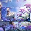 Violet Evergarden Anime Mousepad Mouse Pad Mouse Mat With Pad Prime Gaming XXL Keyboard Pad Stitch 11 - Violet Evergarden Merch