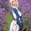 Violet Evergarden Cosplay Costume Anime Auto Memories Doll There Is No Time for Flowers To Wither - Violet Evergarden Merch