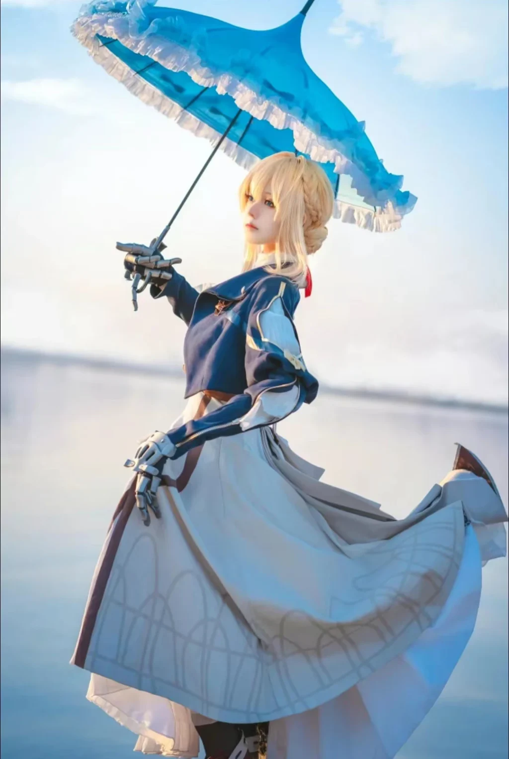 Violet Evergarden Cosplay Costume Anime Auto Memories Doll There Is No Time for Flowers To Wither 3 - Violet Evergarden Merch