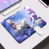 Violet Evergarden Small Gaming Mouse Pad Computer Office Mousepad Keyboard Pad Desk Mat PC Gamer Mouse 15 - Violet Evergarden Merch