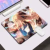 Violet Evergarden Small Gaming Mouse Pad Computer Office Mousepad Keyboard Pad Desk Mat PC Gamer Mouse 9 - Violet Evergarden Merch