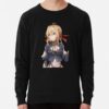 ssrcolightweight sweatshirtmensblack lightweight raglan sweatshirtfrontsquare productx1000 bgf8f8f8 5 - Violet Evergarden Merch