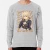 ssrcolightweight sweatshirtmensheather greyfrontsquare productx1000 bgf8f8f8 9 - Violet Evergarden Merch