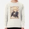 ssrcolightweight sweatshirtmensoatmeal heatherfrontsquare productx1000 bgf8f8f8 9 - Violet Evergarden Merch