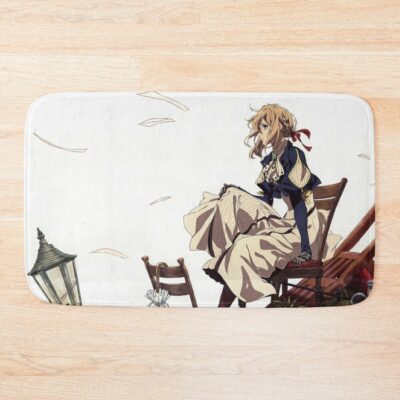 Violet Evergarden Alone Bath Mat - Violet Evergarden Merch