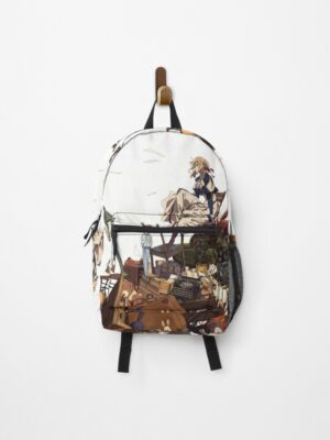 Violet Sitting On The Garbage Pile Backpack - Violet Evergarden Merch